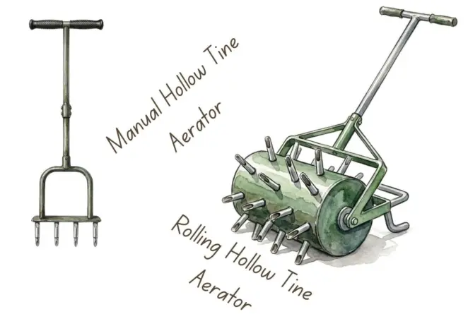 Lawn aeration equipment