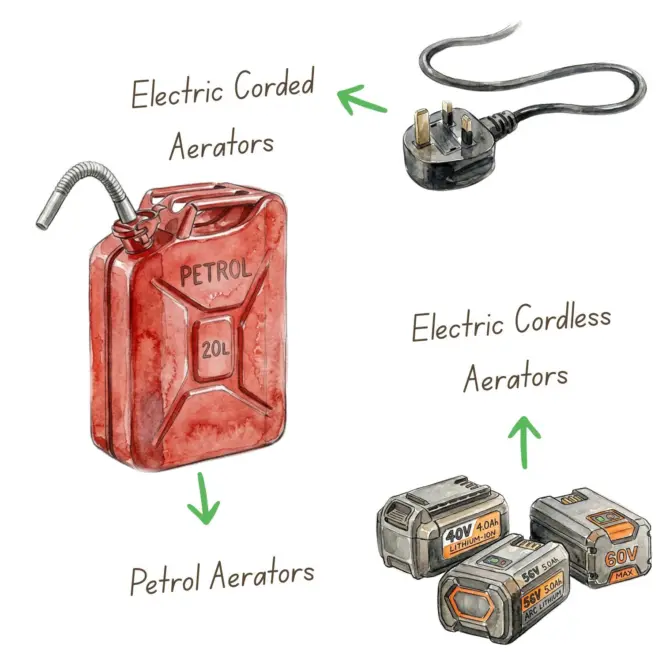 Hiring a lawn aerator